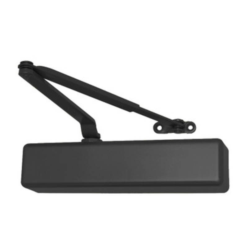 LCN 1461-REG-W-PA-BLK-DS Surface Mount Door Closer Regular Arm part Parallel Arm Shoe in Black Designer Series Finish