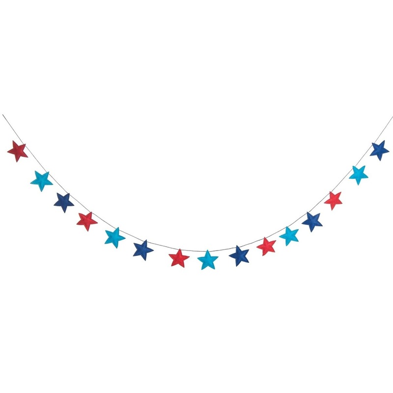 Patriotic Star Garland
