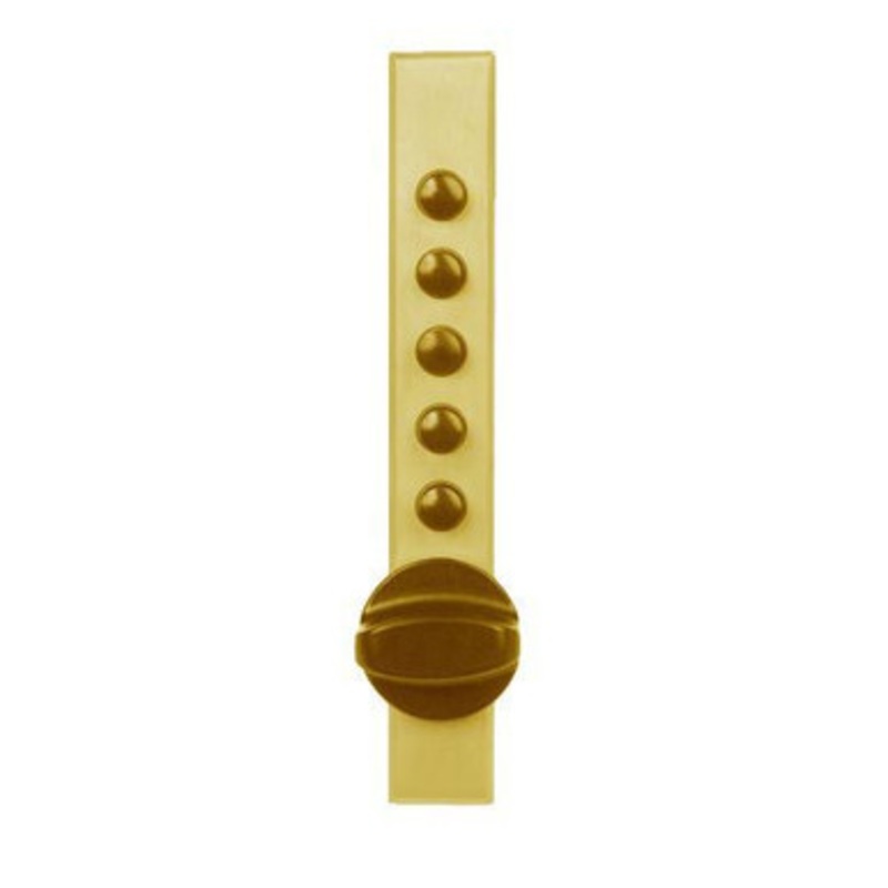 Simplex 9621C22-04-41 Cabinet Lock with Spring Loaded Latch Bolt and Key Override for Wood Applications in Satin Brass