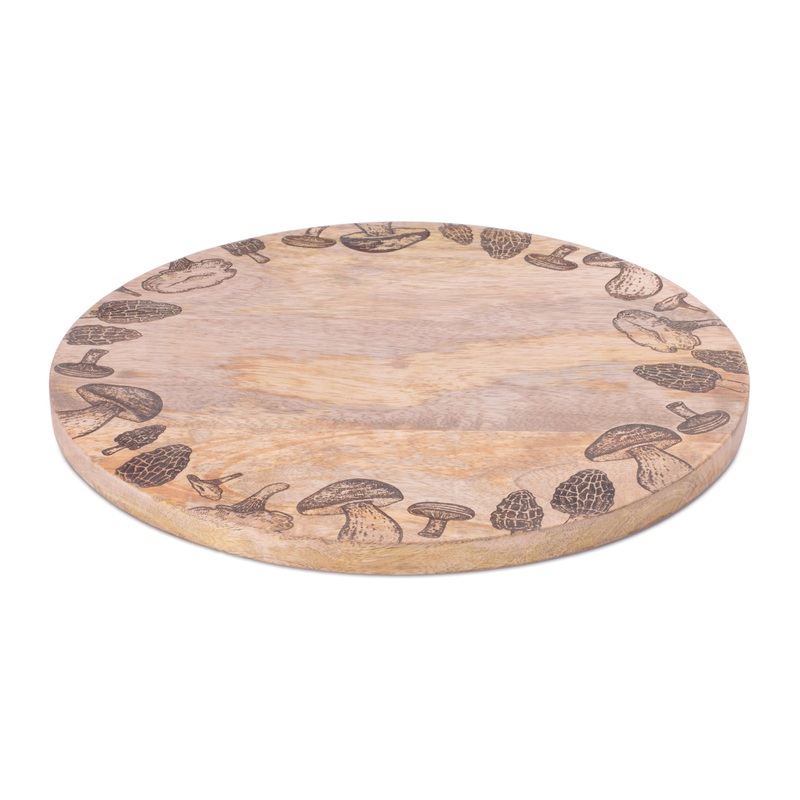 Wood Mushroom Tray 12