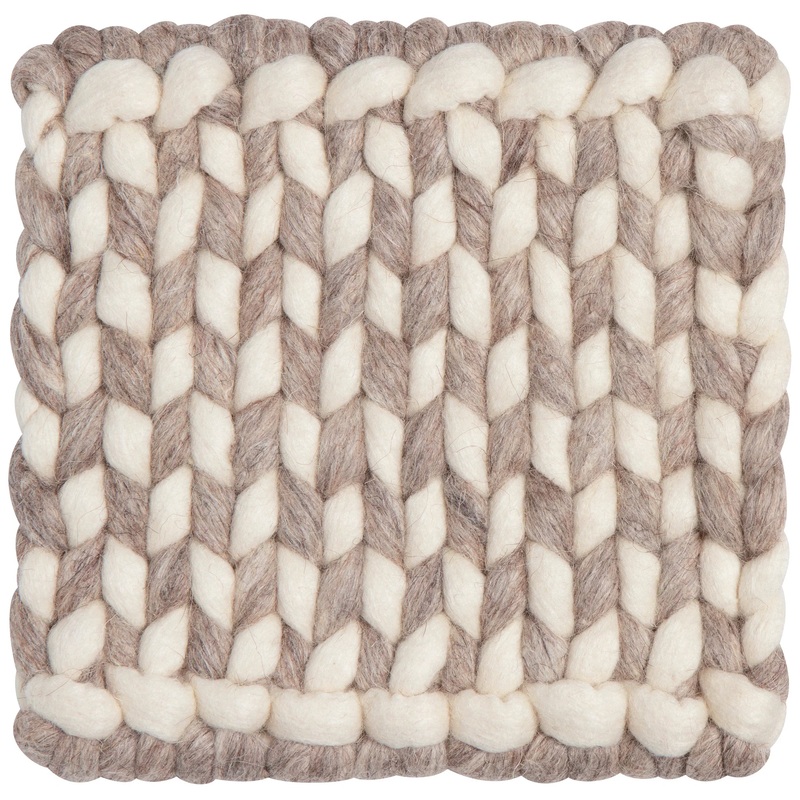 Wool Braid Trivet|Flint|Garnet|Olive Branch