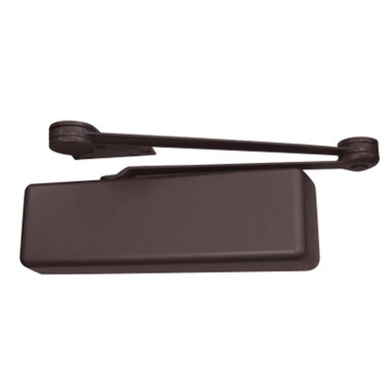 LCN 4211-HCUSH-LH-DKBRZ High Security Surface Mount Door Closer part Hold Open Cush Arm in Dark Bronze Finish