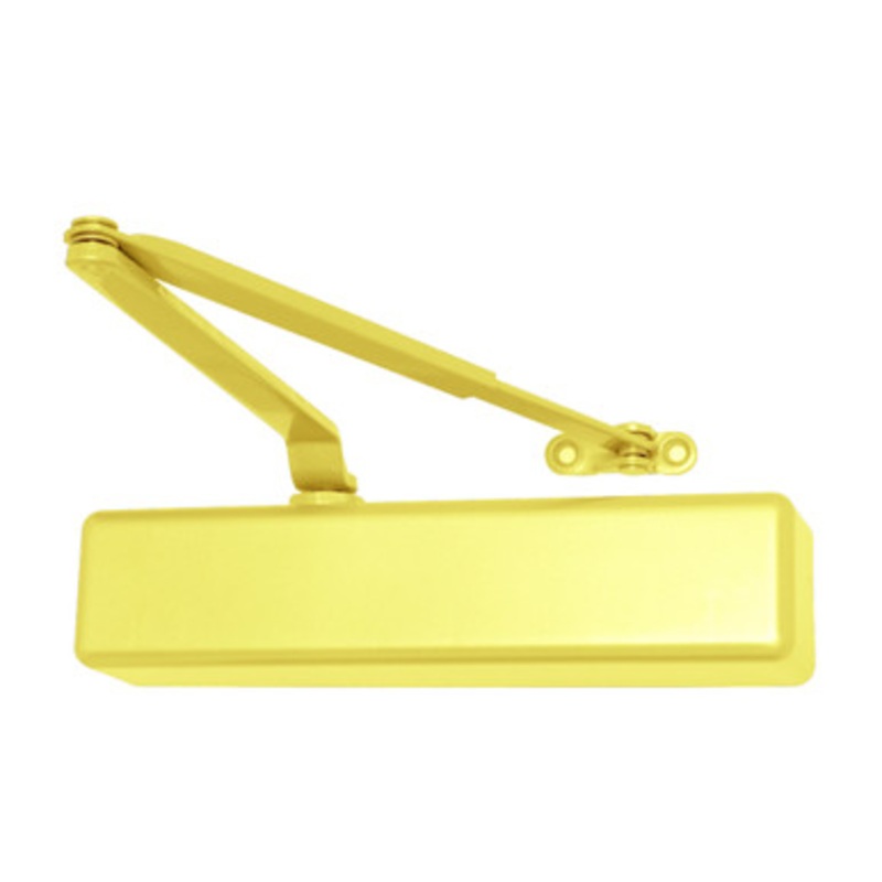 LCN 1461-CUSH-US3 Surface Mount Door Closer part CUSH-N-Stop Arm in Bright Brass Designer Series Finish