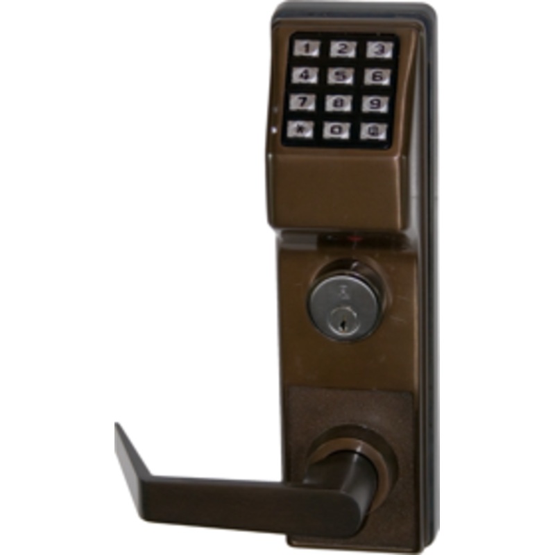 Alarm Lock ETDLS1G-10BNS8 Trilogy Series Digital Exit Trim with Straight. Compatible with Sargent 8800 Series in Oil Rubbed Bronze