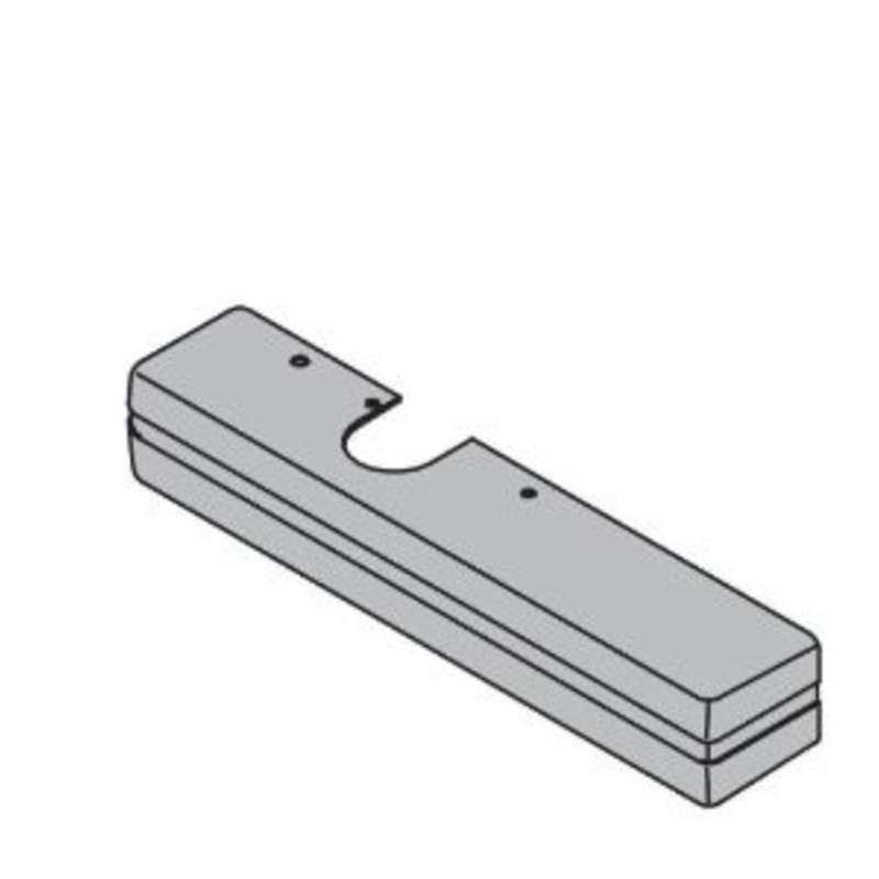 LCN 1460-72-STAT Surface Mount Door Closer part Standard Cover in Statuary Bronze Finish