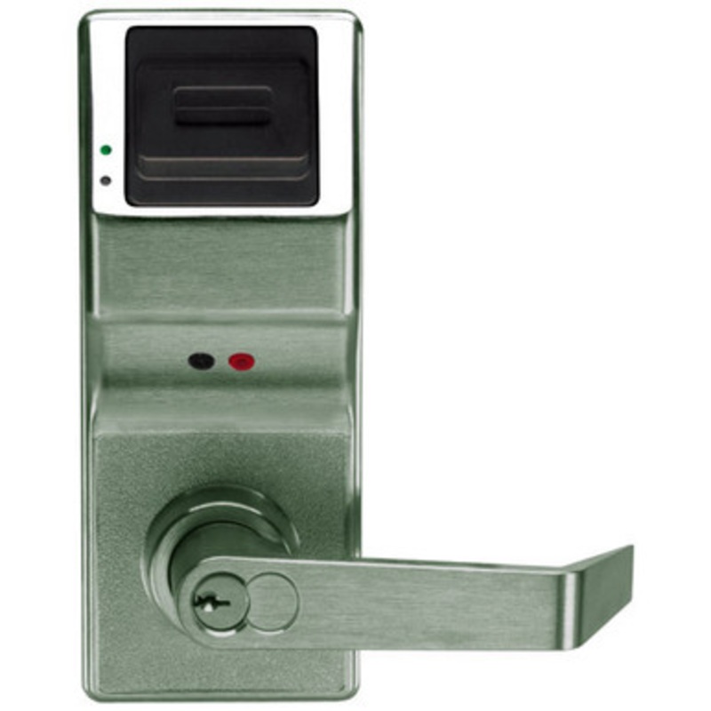 Alarm Lock PL3000IC-Y-US26D Trilogy Series Prox Only Digital Cylindrical Keyless Lock Straight Leverset with Yale Core Override in Satin Chrome