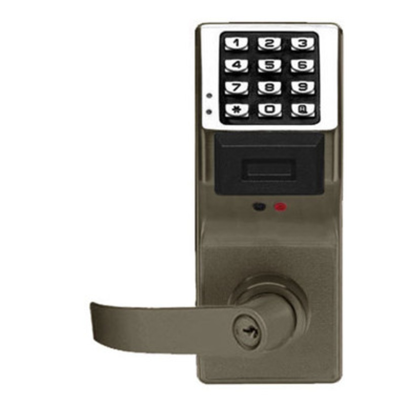 Alarm Lock PDL3075IC-R-US10B Trilogy Series PIN/Prox Digital Cylindrical Keyless Lock Regal Leverset with Sargent Core Override in Duronodic