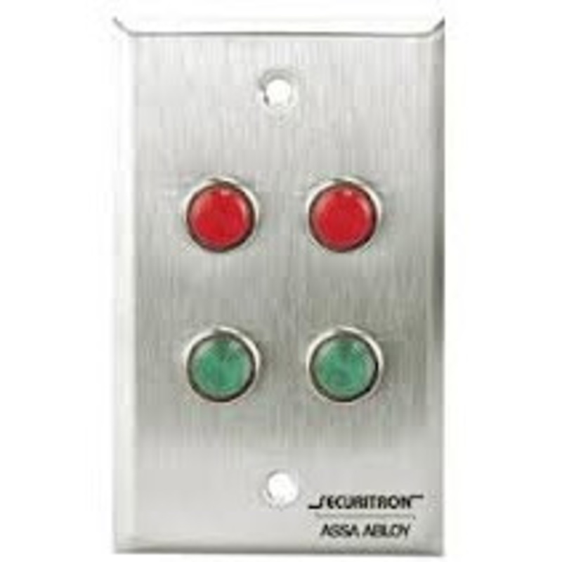 Securitron Securitron ZLP-2 Zone Light Panel Single Gang Two Red/Green LED’s
