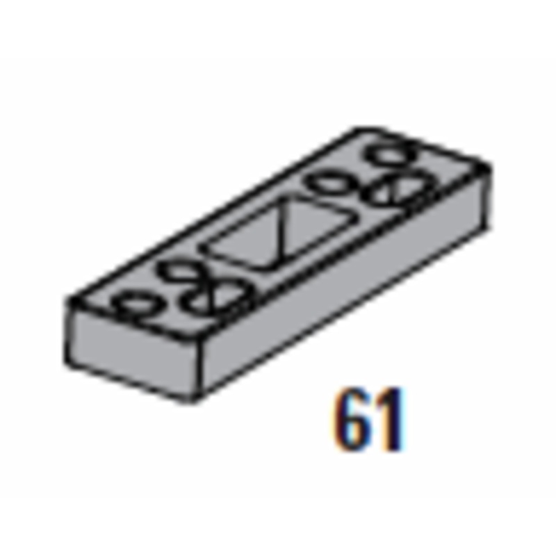LCN 4110-61 DKBRZ  4110 Ser Blade Stop Spacer Dark bronze
