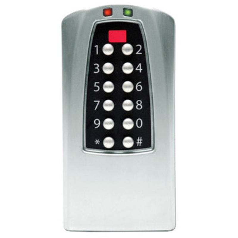 Dormakaba Eplex E5770-625-41 Dual Credential Stand-Alone Access Controller with up to 3000 Access Codes in Bright Chrome