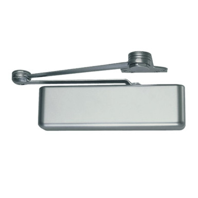 LCN 4111-SHCUSH-LH-US26-DEL Smoothee Door Closer part Spring Hold Open Cush Arm in Bright Chrome Delayed Finish