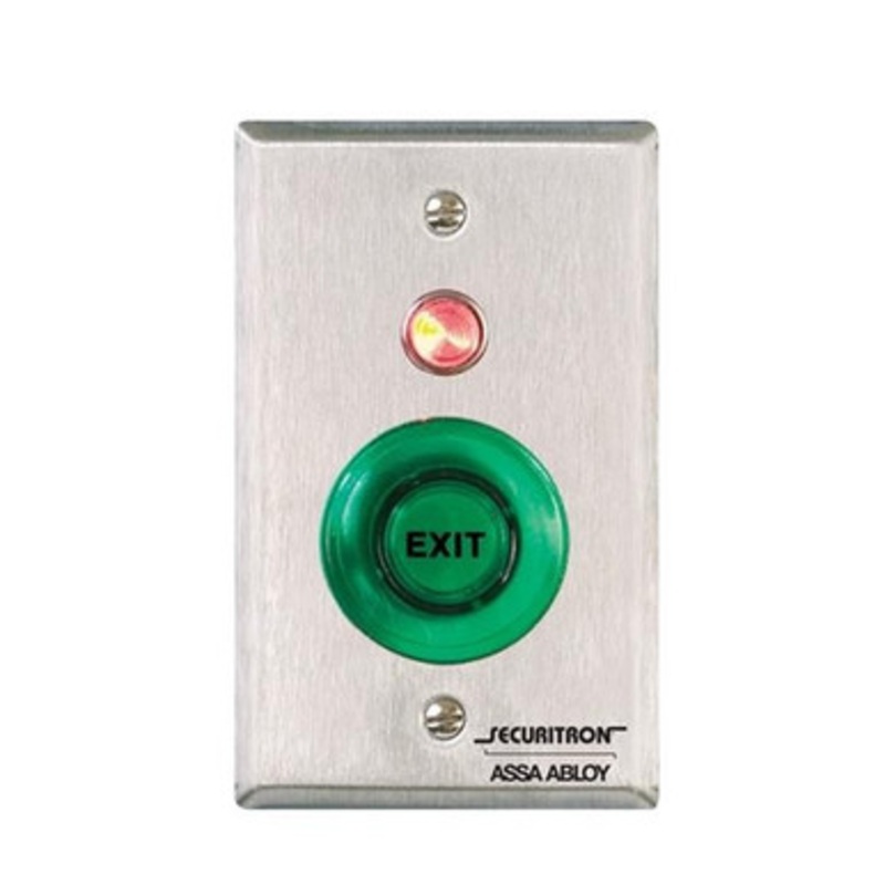 Securitron Securitron PB Momentary Illuminated 1-1/2 Round Push Button