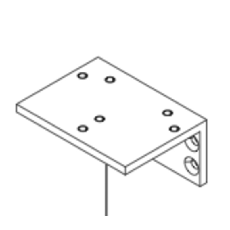 Hold Open Shoe #4040XP-45 BRASS  LCN