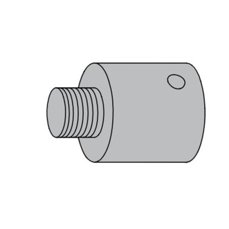 LCN SEM7810-E075-AL Door Closer with Sem7800 Series Extension Surface Mount Only in Aluminum Finish