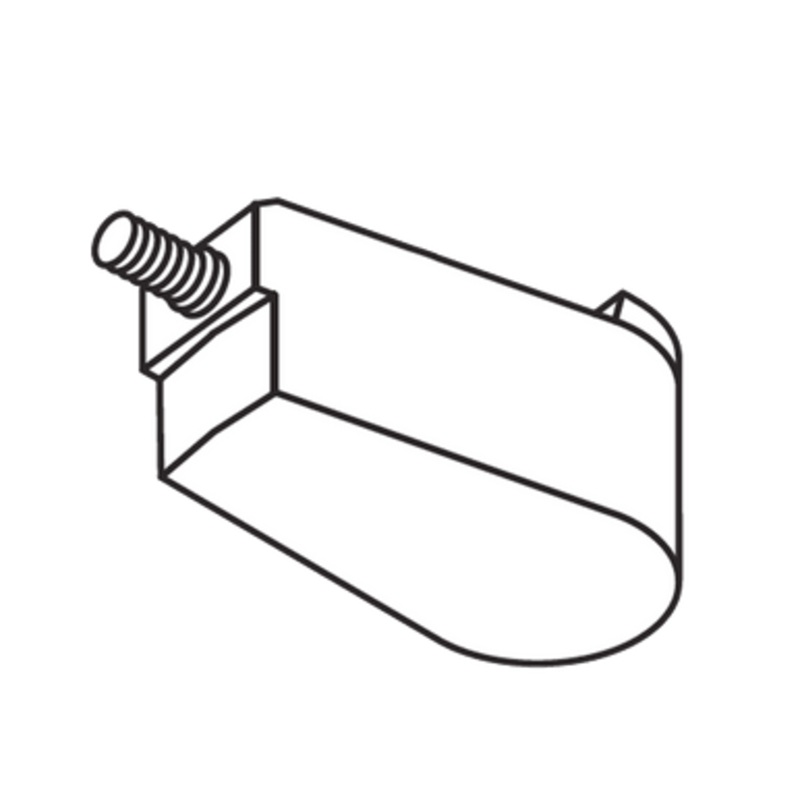 LCN 1460-3080 689 Spring Cush Block for 1460 Series Aluminum Painted Finish