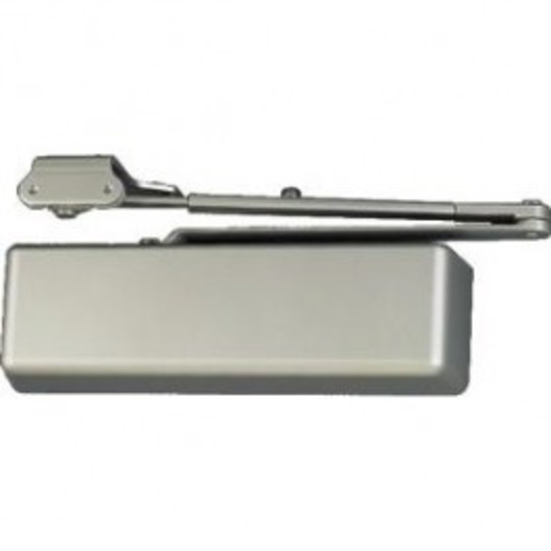 LCN 4314ME-B80-REG-24V-RH-AL Multi Point Hold Open Door Closer with 4314ME Regular Arm in Aluminum Finish