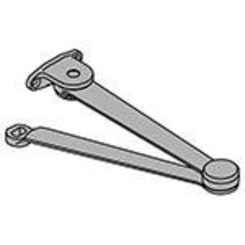 LCN 4510-3077EDA-LH-AL Door Closer with 4500 Series Arm Extra Heavy Duty Arm Left Hand in Aluminum Finish