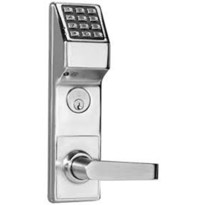 Alarm Lock PDL7100IC-US26D Tril Networx Digital Prox Lock Cylinder Lock with Iclass Best Interchangable Core in Satin Chrome