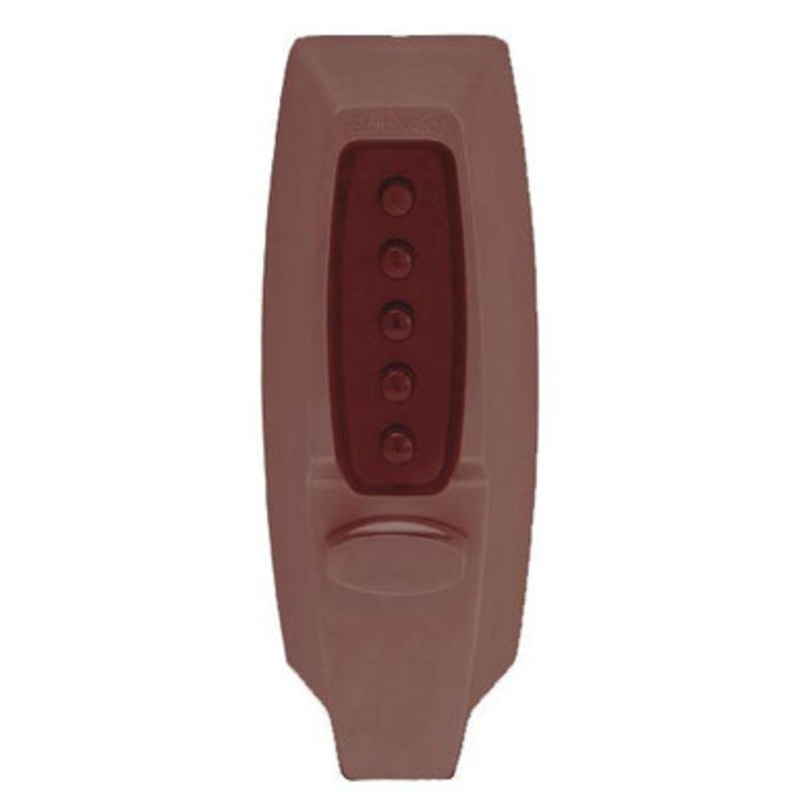 Simplex 7104-AC-41 Pushbutton Keyless Latch Lock in Antique Copper