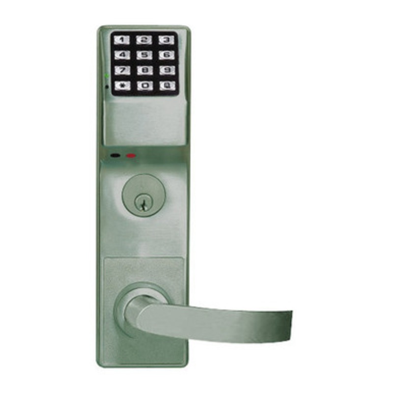 Alarm Lock DL3575CRR-US26D Trilogy Series Digital Mortise Keyless Pin Lock Regal Leverset in Satin Chrome