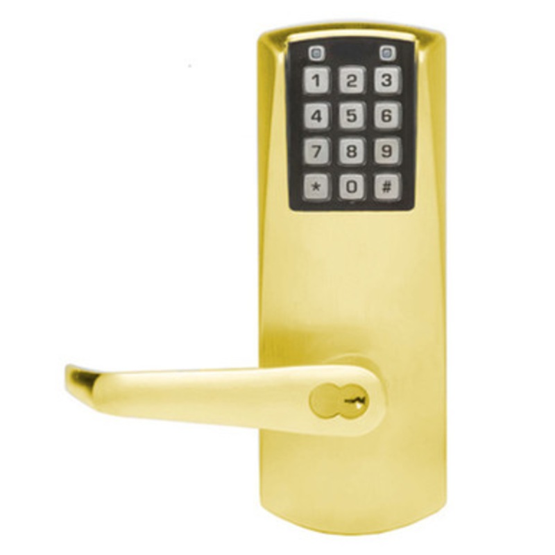 Dormakaba Eplex E2066BLL-606-41 2000 Mortise no Deadbolt Best Ic Prep/100 Access Codes in Satin Brass