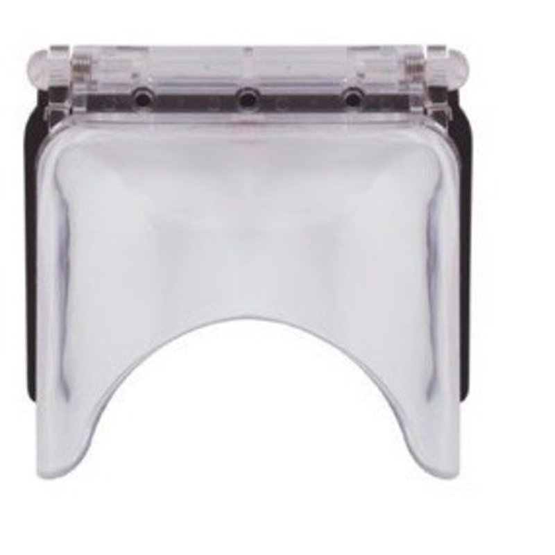 STI 6516 Mini Bopper Stopper with Spring Loaded Hinge – Clear
