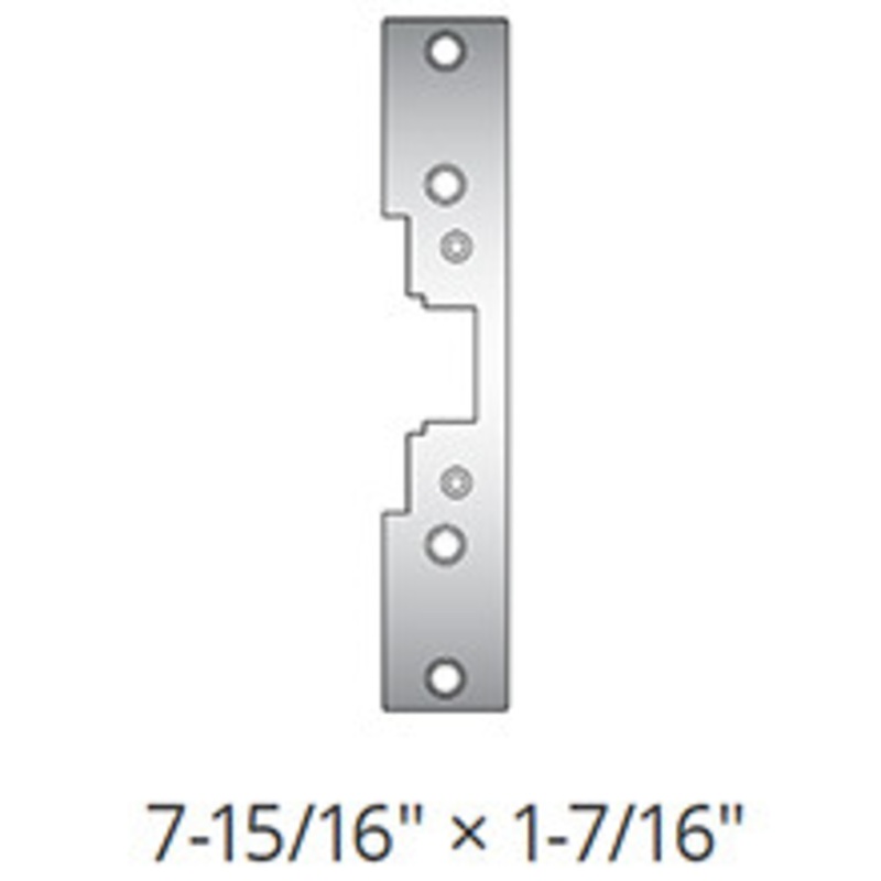 Hes 792-629 Faceplate for 7000 Series in Bright Stainless Steel