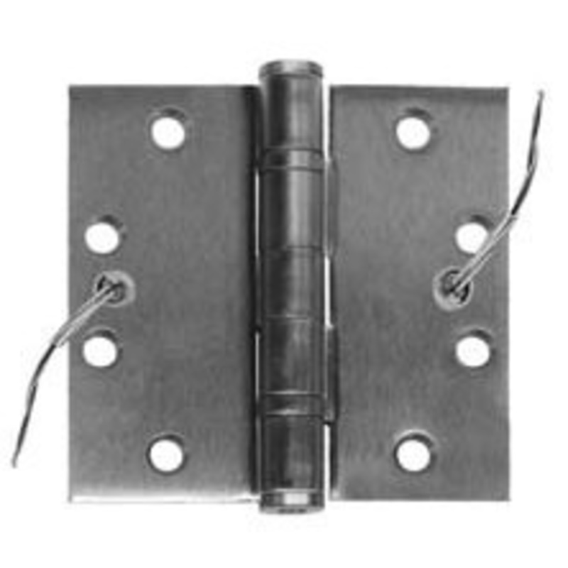 Stanley Hardware Stanley CEFBB168-58-4-1/2×4-1/2-26D Concealed 8 Wire Electric Thru-Wire Hinge