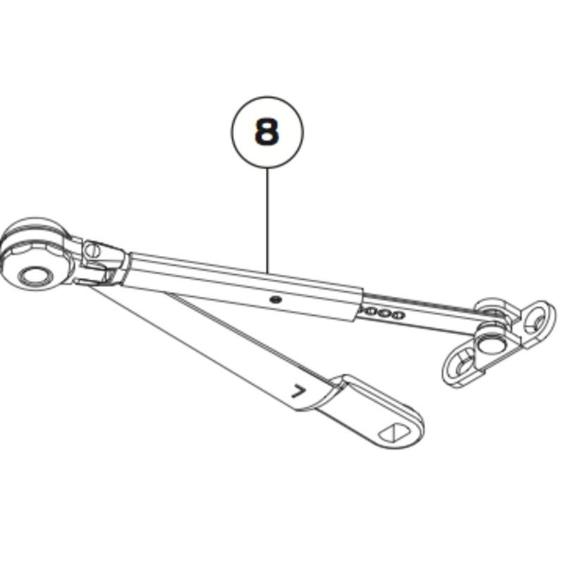 4040 Ser Hold Open Arm Black #4040XP-3049 BLACK  LCN