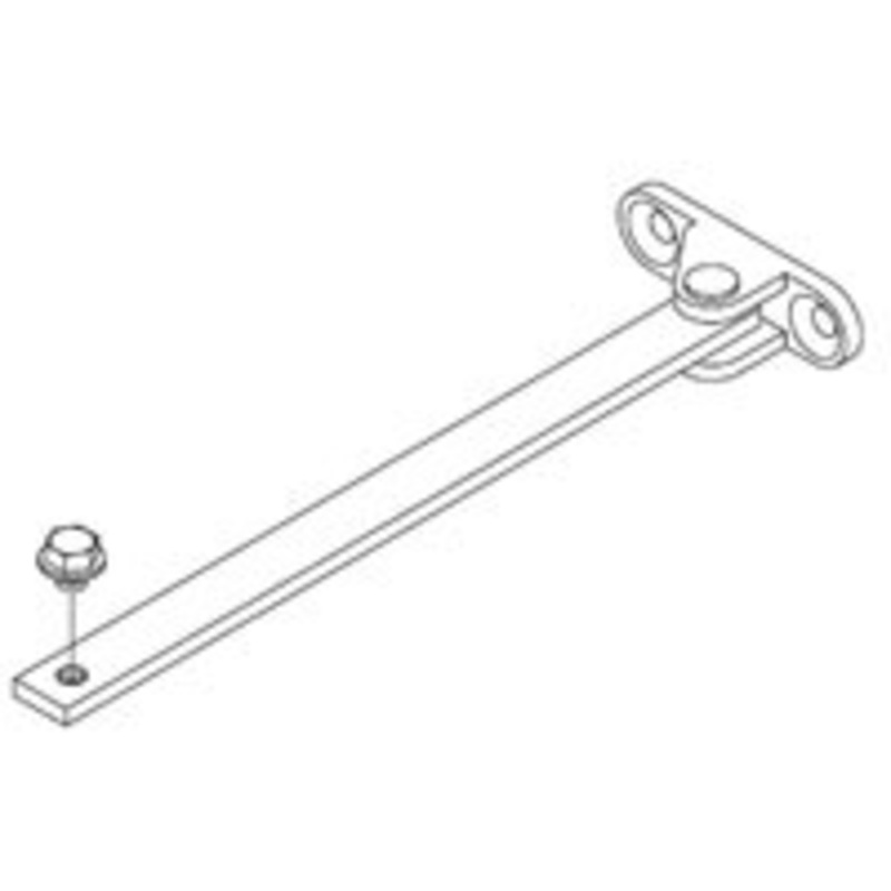 LCN 4640-79 AL Rod and Shoe, Aluminum
