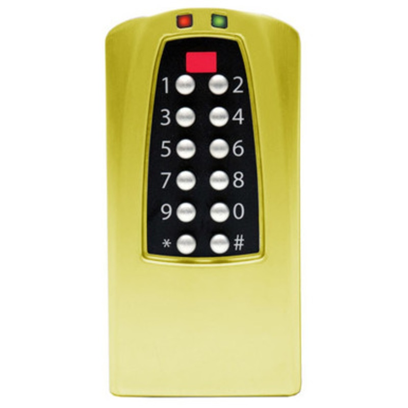 Dormakaba Eplex E5770-605-41 Dual Credential Stand-Alone Access Controller with up to 3000 Access Codes in Bright Brass