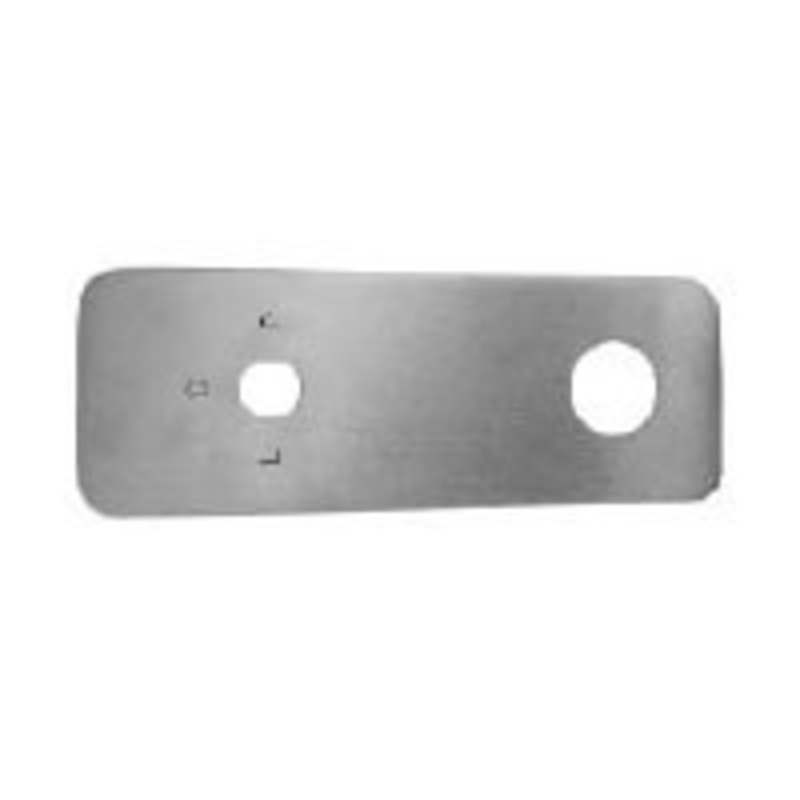 Simplex 801278-026-01 Unified Trim Plate 8100 Series without Deadbolt in Bright Chrome
