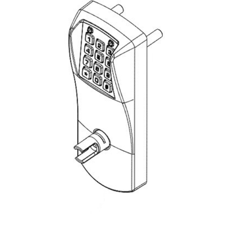 Dormakaba F66/20E010W-626 Outside Housing for E2000 Key Override Kil only in Satin Chrome