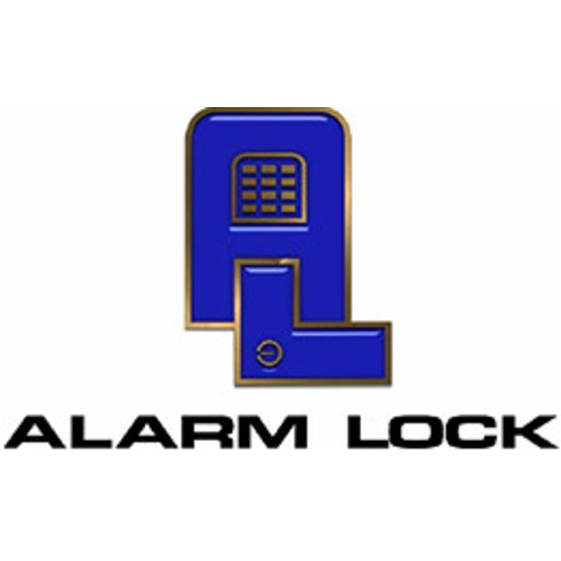 Alarm Lock ETDLS1G/10BCR8 Pushbutton Exit Trim, 2000 Users, 40,000 Event Audit Trail, Weatherproof, Straight Lever, for Cal Royal 9800, Oil Rubbed Bronze