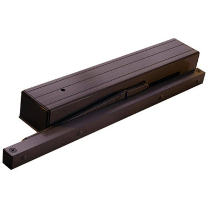 LCN 4414ME-REG-24V-LH-LTBRZ Door Closer with Regular Arm 24V Left Hand Sentronic Fire Safety in Light Bronze Finish