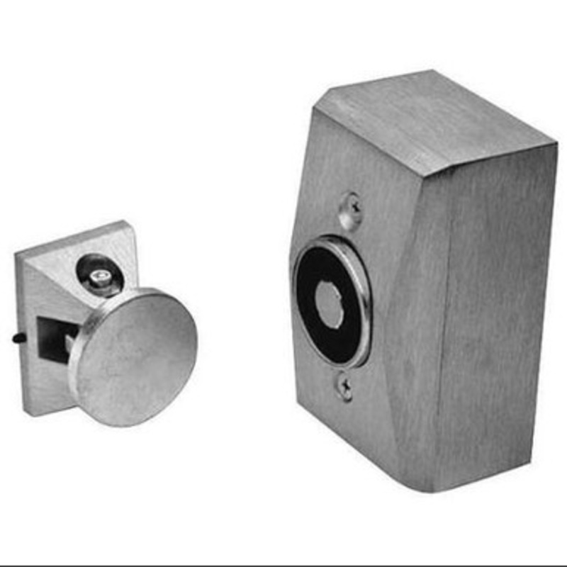 LCN SEM7830-AL Door Closer with ELMAG 24 120V Surface Wall Mount in Aluminum Finish