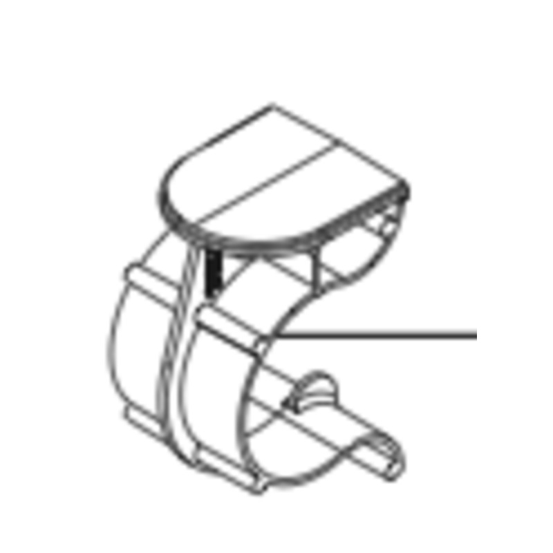 Snap-on Cover Clip #4040XP-54 AL  LCN