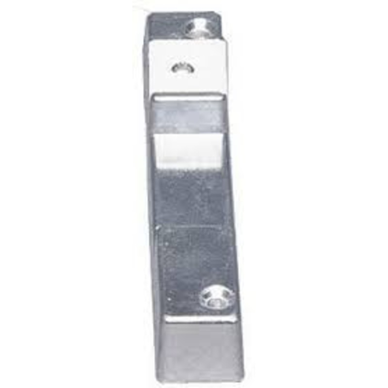 Alarm Locks 735×28 Double Door Strike not included with Unit in Satin Aluminum