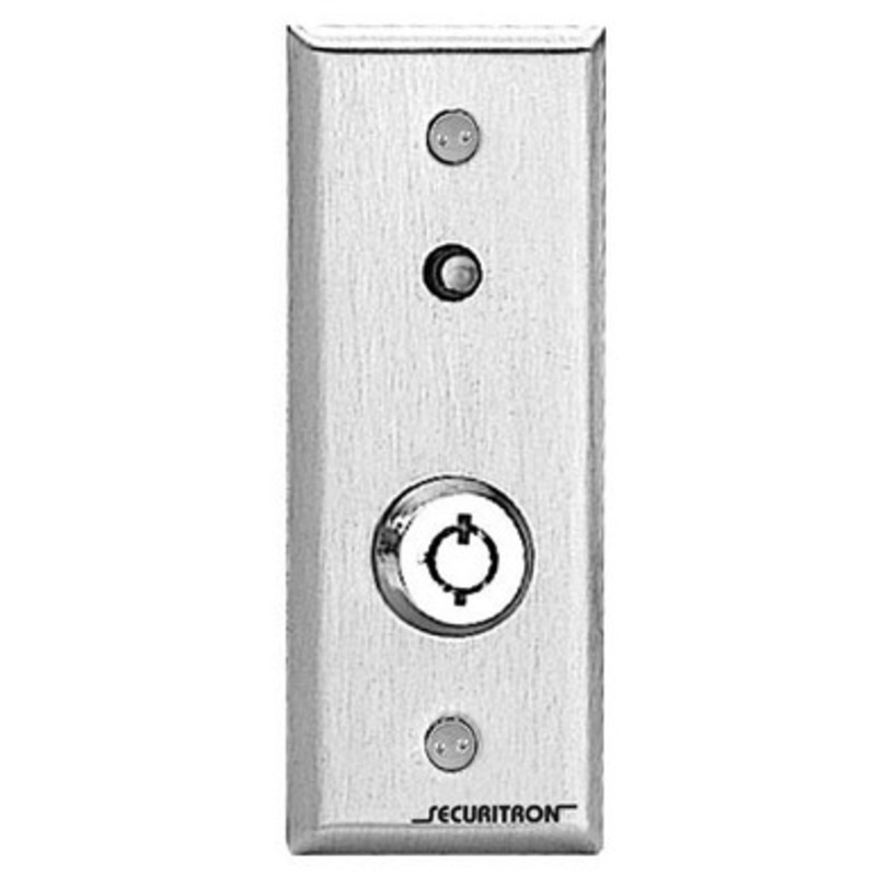 Securitron Securitron KP1N Tubular Key Switch Momentary Narrow Stile