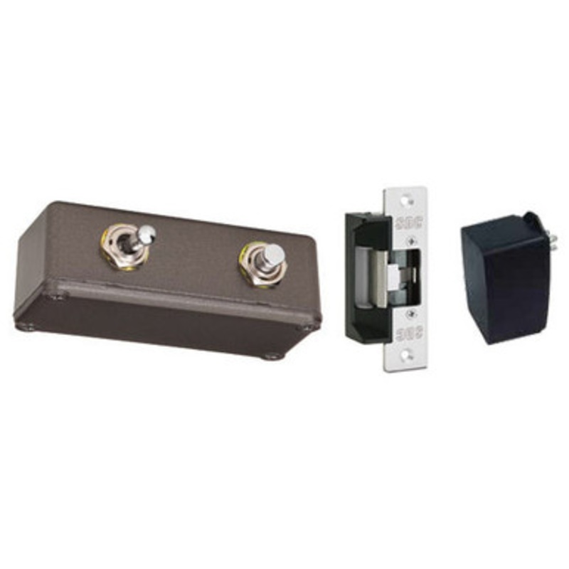SDC 15-2-3-KIT DOOR BUZZ-IN ELECTRIC STRIKE KIT W/ ON/OFF REMOTE BUTTON (Includes 25-4U, 15-2-3, and TR24 )