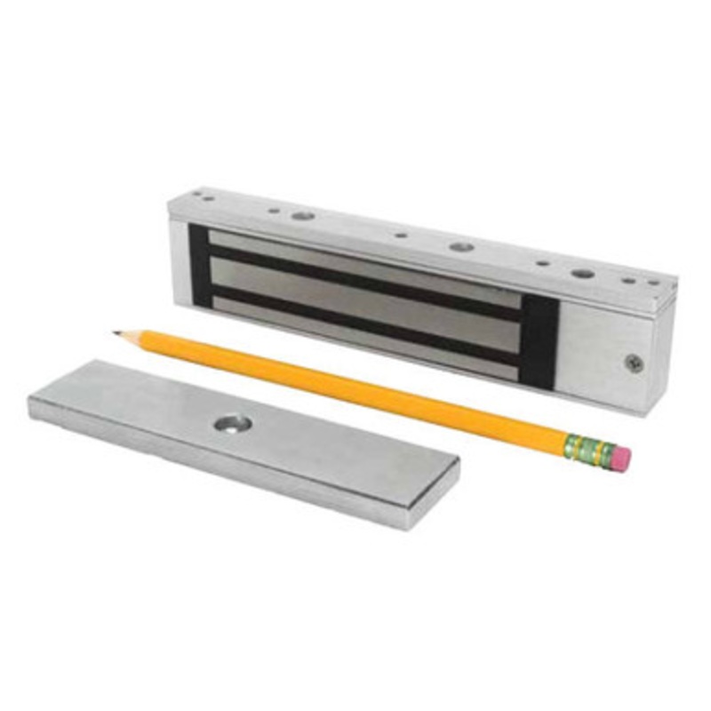 SDC E300 Excel Series Value Engineered Magnetic Lock, 12/24VDC, 300 lb Holding Force, with Locked Status