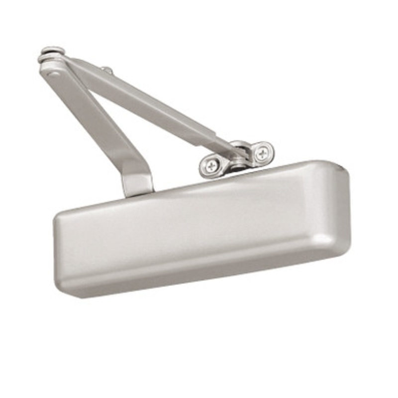 LCN 4031-REG-W-PA-US15 Surface Mount Door Closer Regular Arm part Parallel Arm Shoe in Satin Nickel Finish