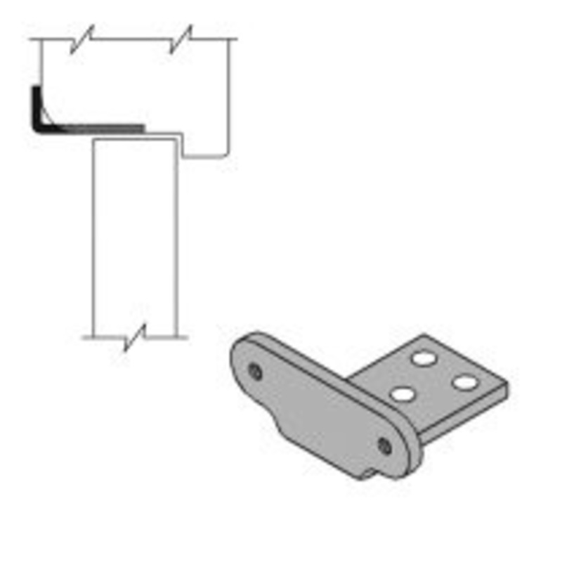 Soffit Shoe #4040XP-65 AL  LCN
