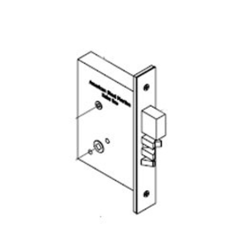 Simplex M76/A1NL1W626 American Standard Mortise no Deadbolt in Satin Chrome