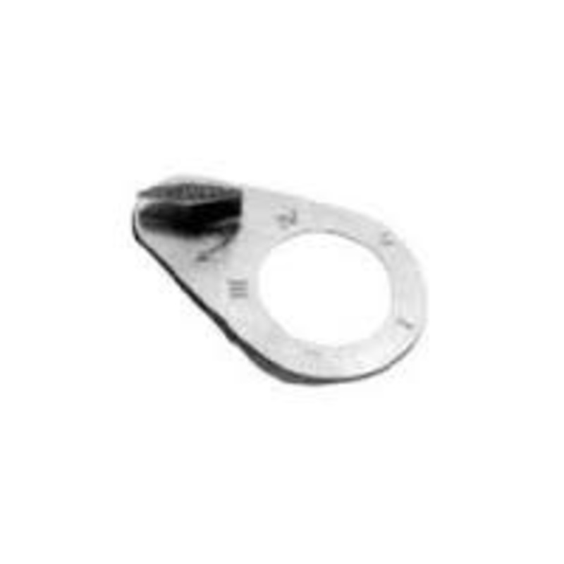 Simplex 74118-04-01 Face Plate with Outside Knob 900 Series Incl Fp/Washers/Retainer Ring in Satin Brass