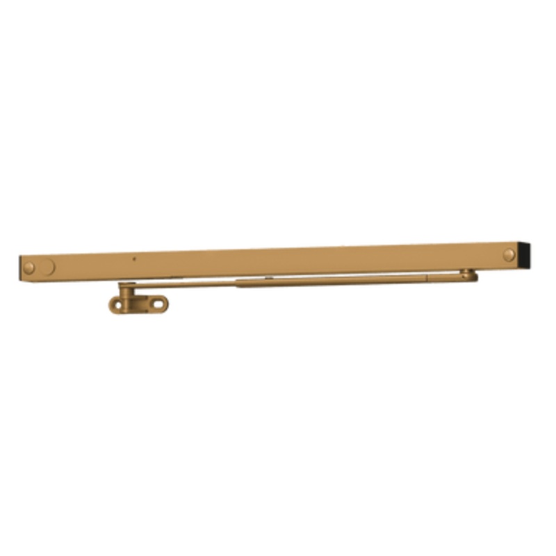 LCN 4040SEH 24V 691 4040SEH Series Hinge Side Mount Holder Track and Arm, 24V, Light Bronze Painted Finish, Non-Handed