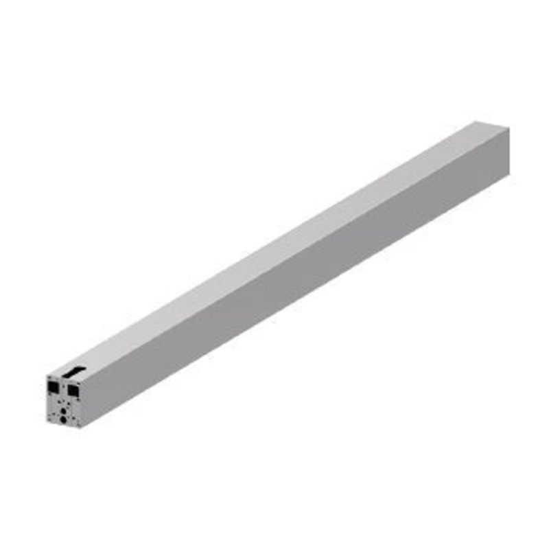 LCN 2810-3572DD-81.5IN-AL Surface Mount Door Closer Header Assembly 81.5 Powder Coat in Aluminum Finish