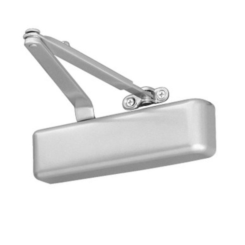 LCN 4031-REG-LH-MTLPC Surface Mount Door Closer Left Hand with Regular Arm in Meatlic Finish