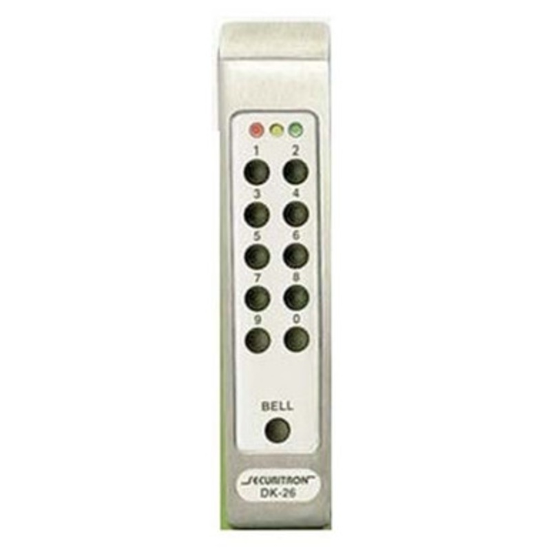 Securitron DK-26SS Digital Keypad System Narrow Stile Stainless (59 Users)