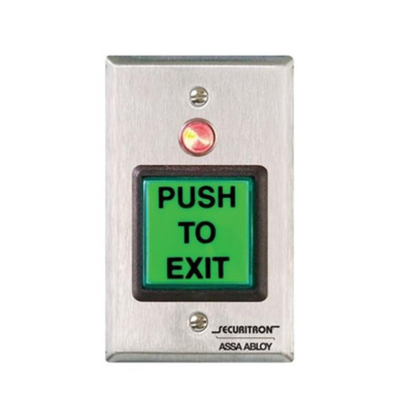 Securitron Securitron PB22 Momentary Illuminated 2 Square Push Button